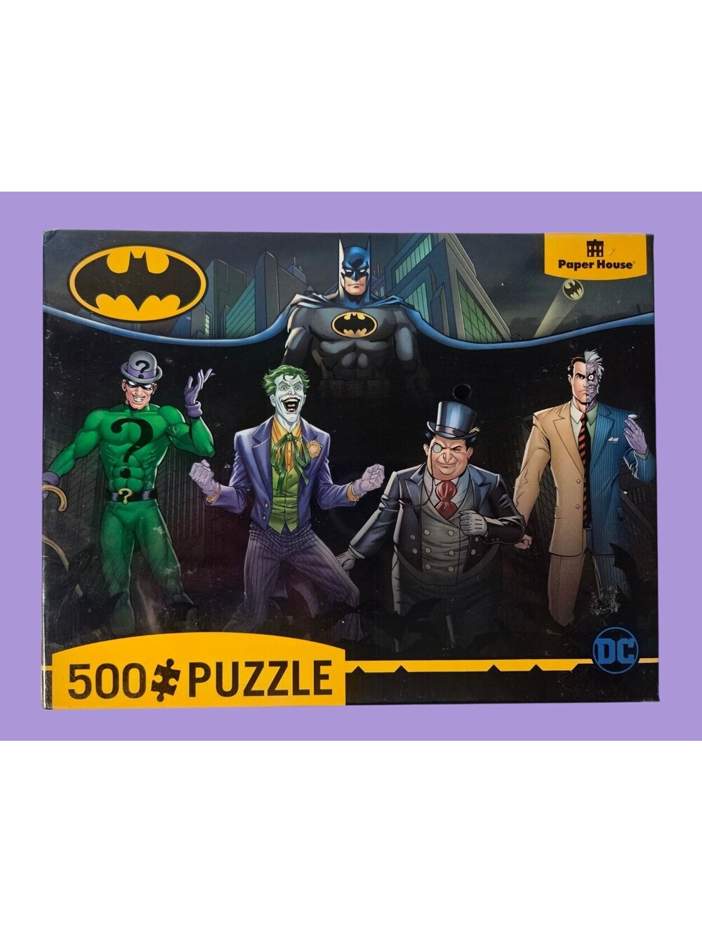 BATMAN & Villains 500 Piece Jigsaw Puzzle Paper House DC Comics NEW